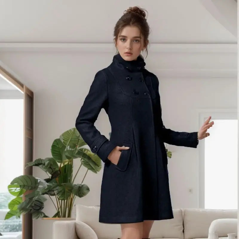 Selena | Manteau Long Sophistiqué