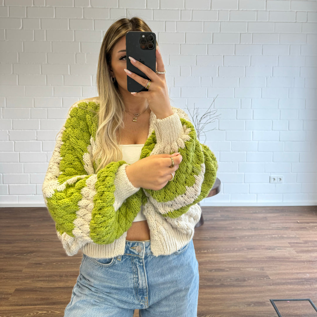 Arlette | Cardigan Léger en Maille